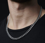 Silver Titanium Chain, Silver Chain, Chains, Waterproof, Gifts For Men