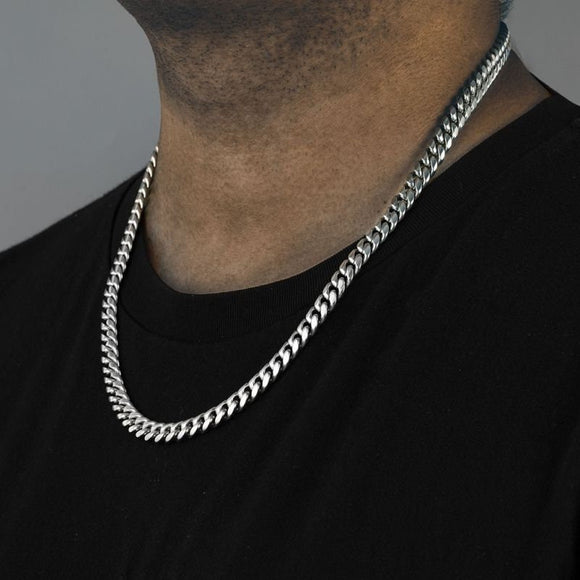 Silver Titanium Chain, Silver Chain, Chains, Waterproof, Gifts For Men