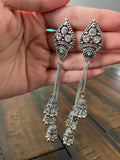 Indian Earrings, Long Hanging Jhumka Earrings, Indian Jewelry