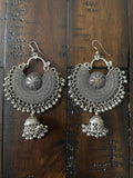 Indian Earrings, Long Hanging Jhumka Earrings, Indian Jewelry