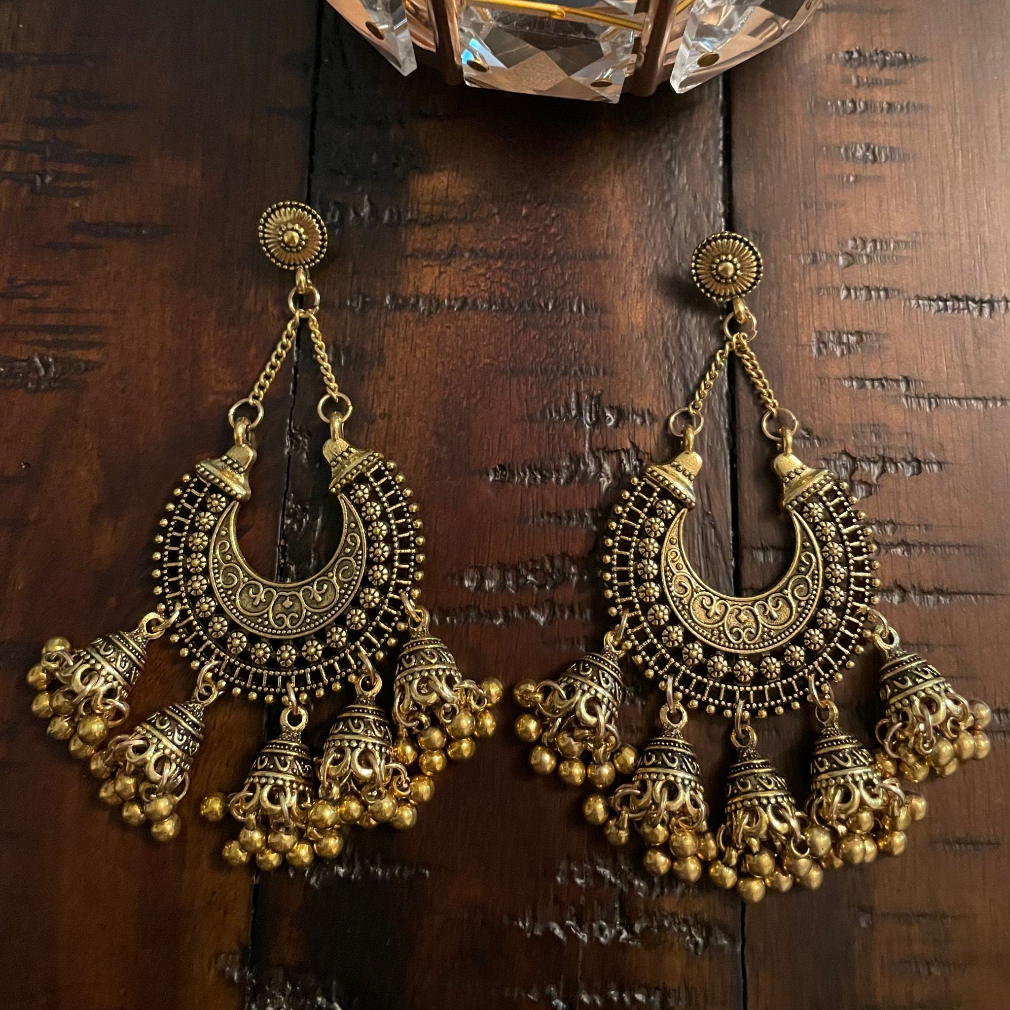 Temple Jewelry Indian Earrings Ear Cuff Earrings South | Etsy India |  Traditional jewelry, Indian jewelry sets, Indian jewelry earrings