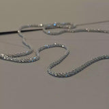 Sterling Silver 925 Choker Necklace Chain, Womens Necklace, Silver Necklace